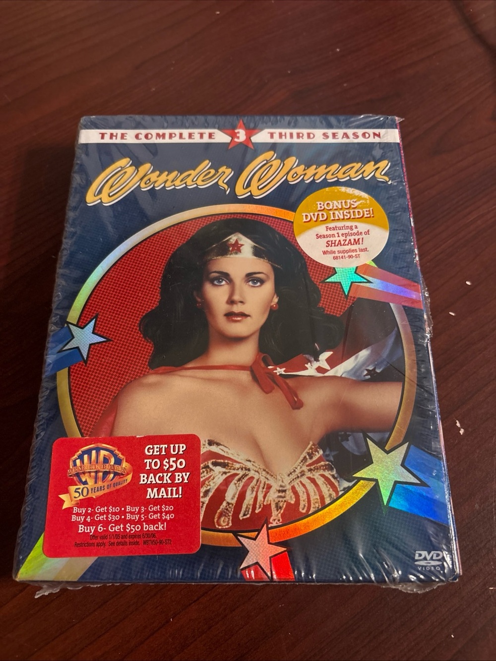 Wonder Woman The Complete Third Season DVD Box Set 4-Disc Lynda Carter 2005